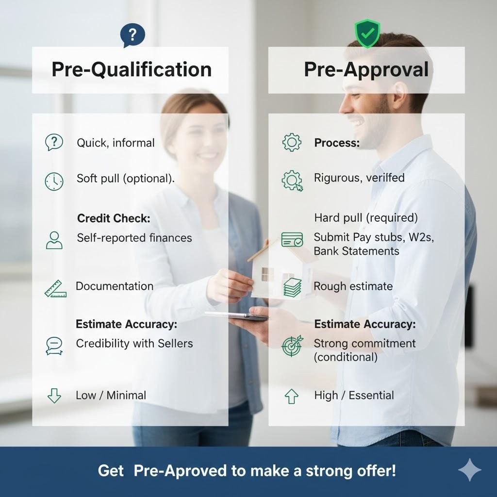 Pre-Qualification vs. Pre-Approval